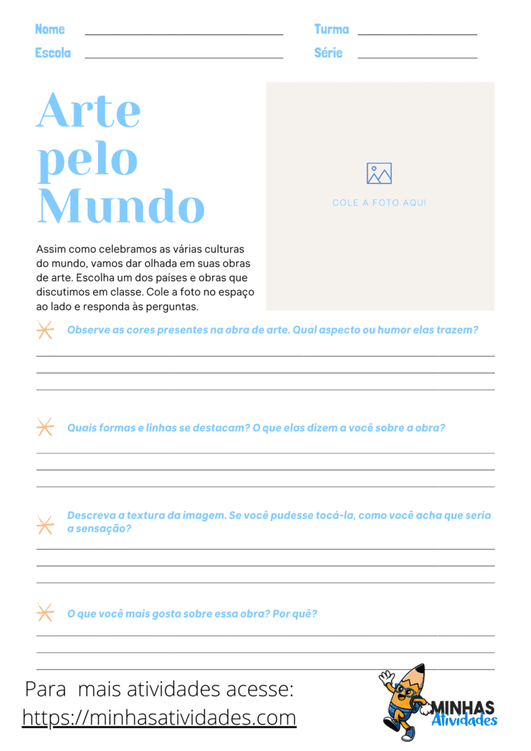 Atividades De Artes Para O Ensino Fundamental 2