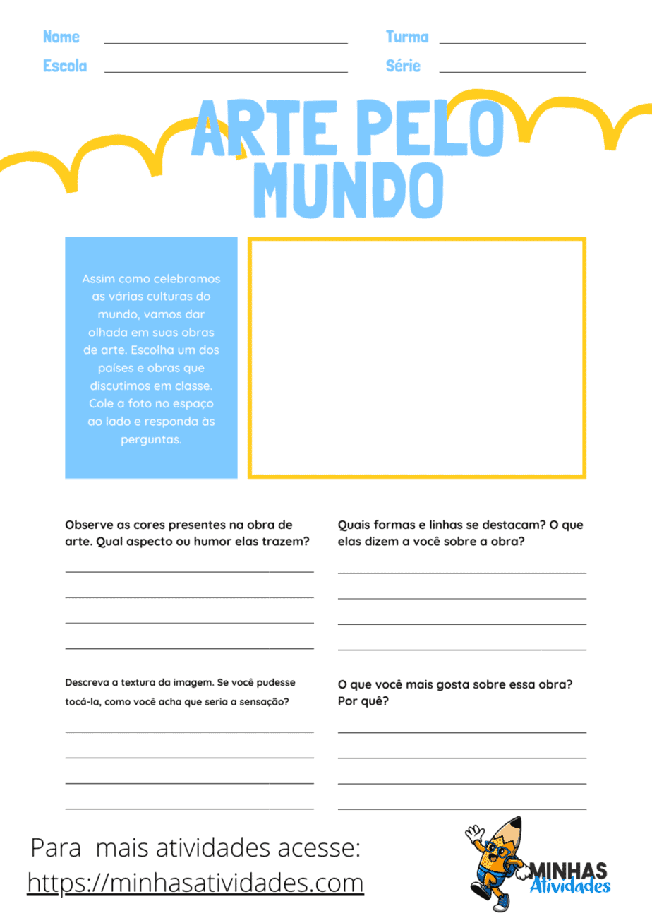 Atividades De Artes Para O Ensino Fundamental 2