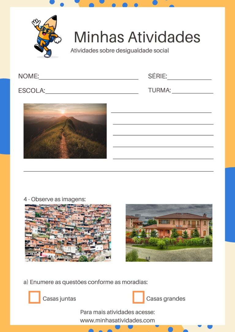 Atividades Sobre Desigualdade Social
