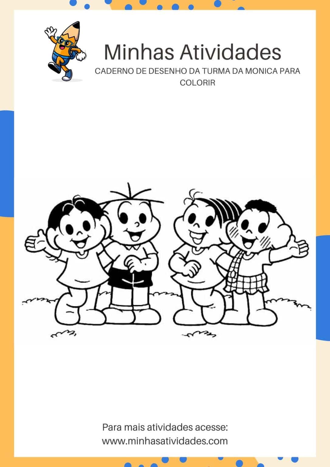 Turma Da Mônica Para Colorir: PDF Gratuito!