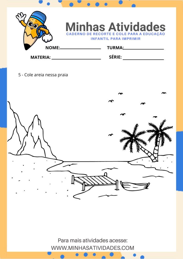 Atividades De Artes Recorte E Colagem