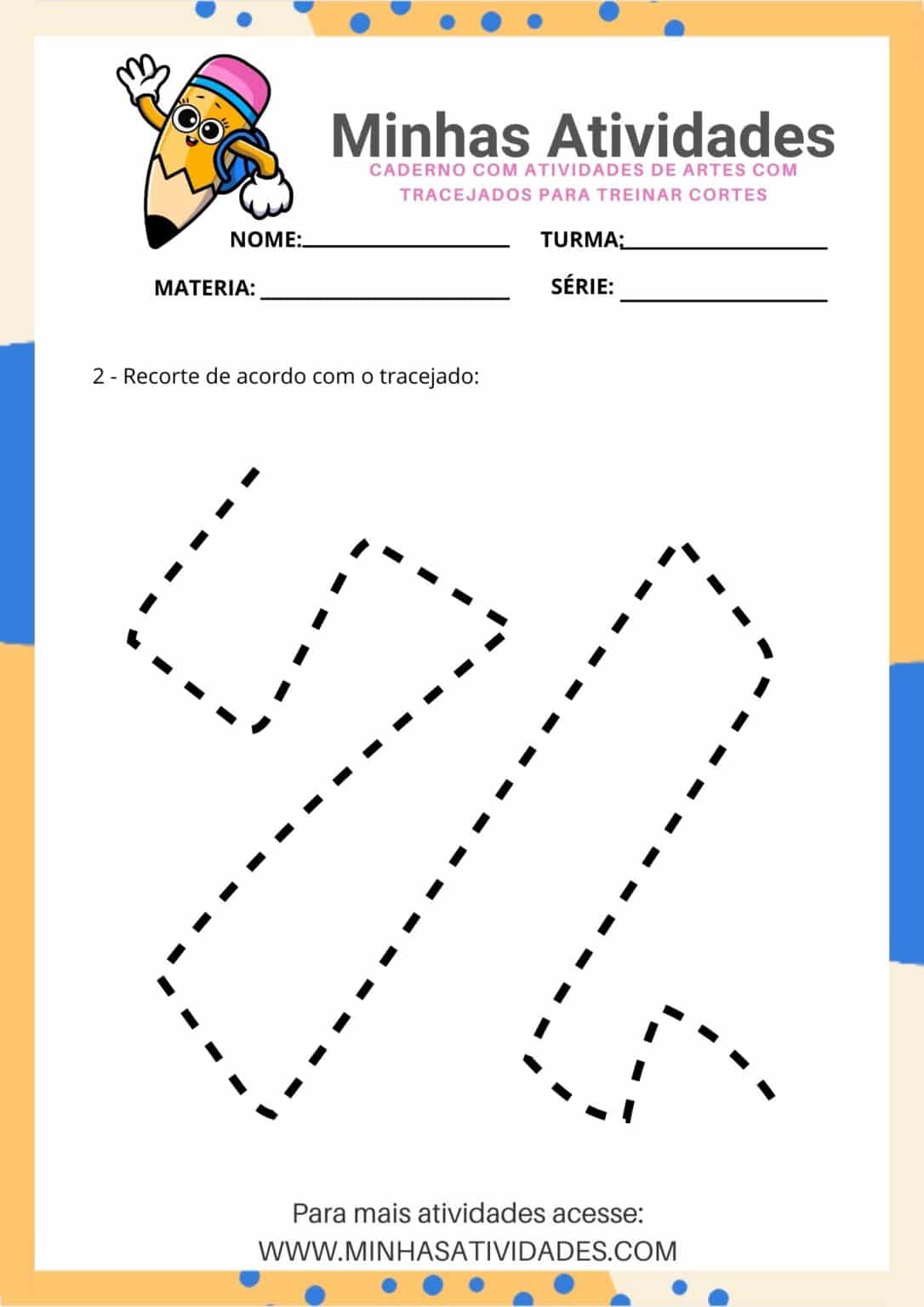 Atividades De Artes Recorte E Colagem